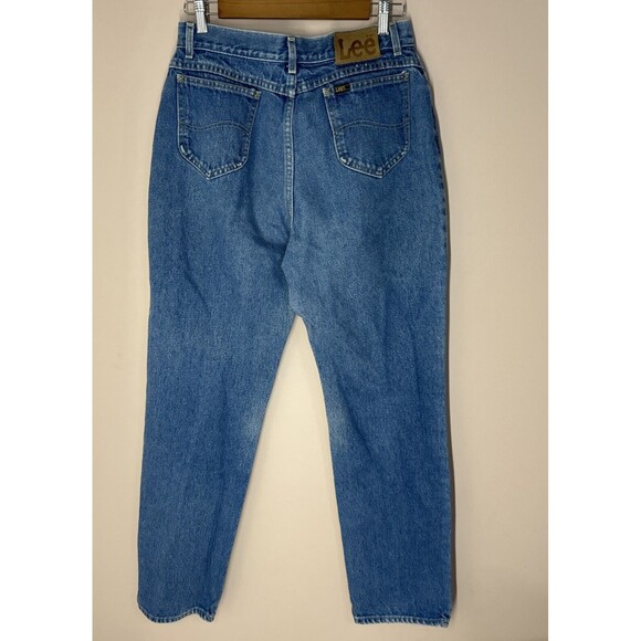 Vtg Lee Jeans  Women’s 32”x31” Medium Blue Wash High Waist, Rise Mom - Picture 2 of 8